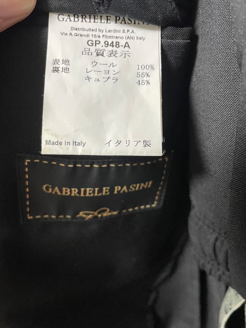 ガブリエレパジーニ　セットアップスーツ ブラック　新品未使用