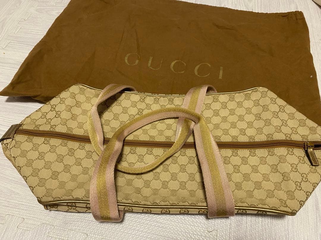 【GUCCI 】GGパターン ボストンバッグ
