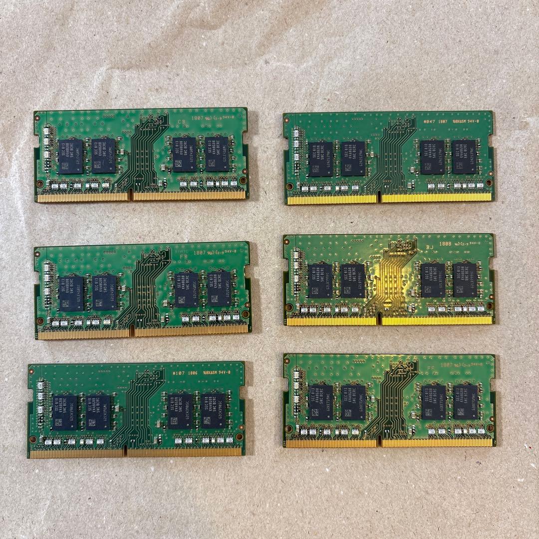 Samsung DDR4 8GB×6枚 2400MHz メモリー