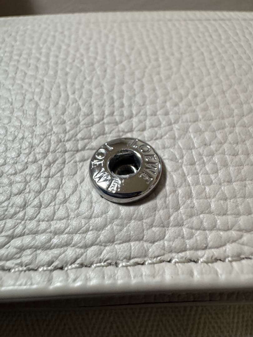 【美品】LOEWE PEBBLE GRAINED CARDHOLDER
