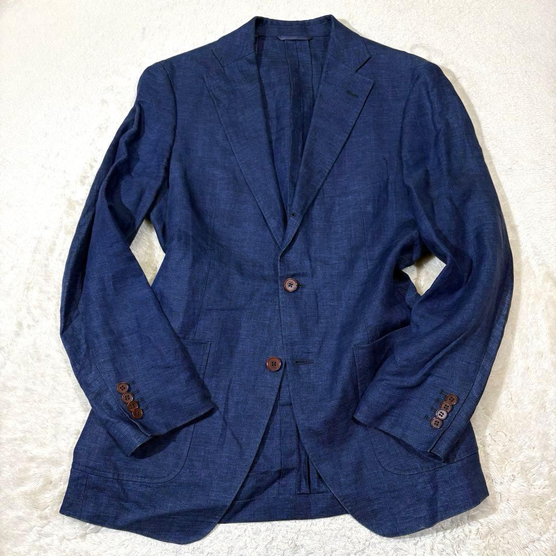 BlueGrigio RING JACKET 麻 リネン テーラードジャケット