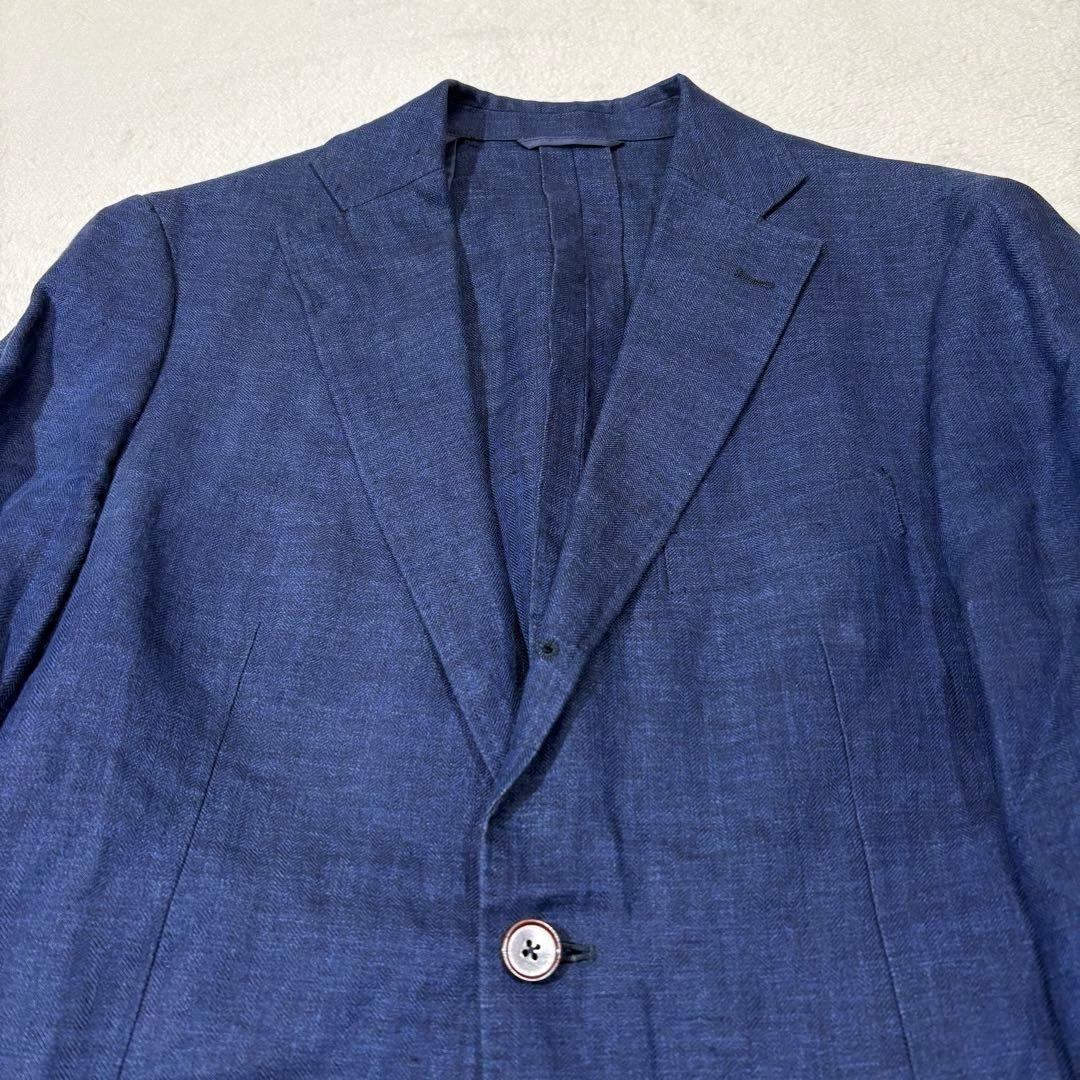 BlueGrigio RING JACKET 麻 リネン テーラードジャケット