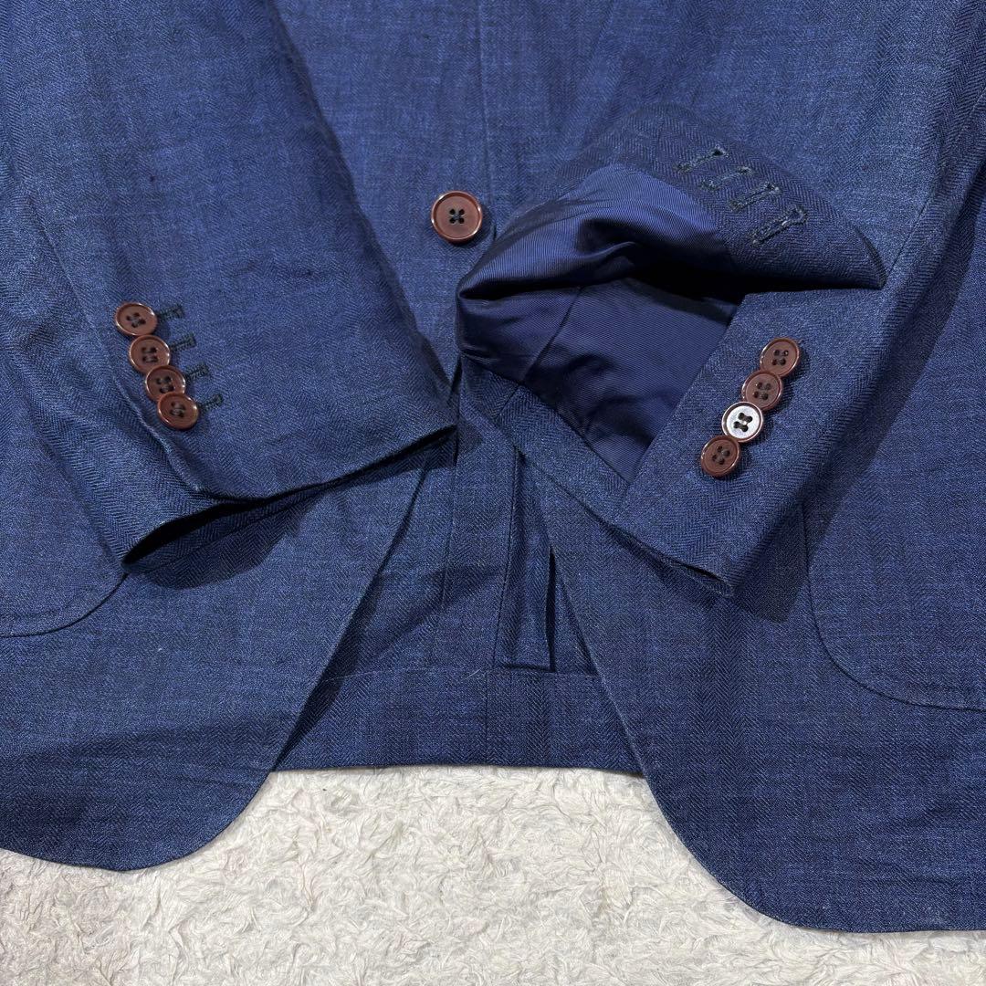 BlueGrigio RING JACKET 麻 リネン テーラードジャケット