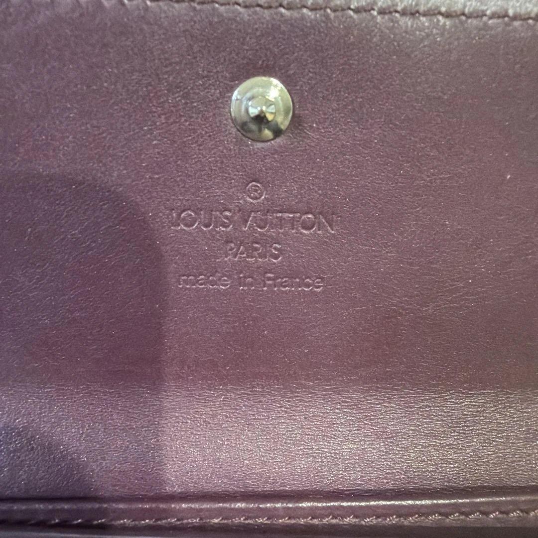 Louis Vuitton モノグラムマット 三つ折りWホック財布