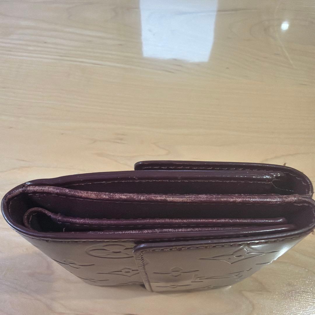Louis Vuitton モノグラムマット 三つ折りWホック財布