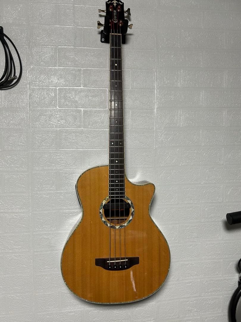 アコースティックベース　CRAFTER GAB24S/N ピックアップ交換