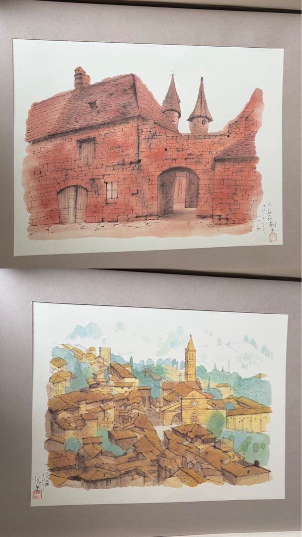 平山郁夫 作品集 「遙かなる旅」新作素描集　25枚揃 絵画 美術　日本経済新聞社