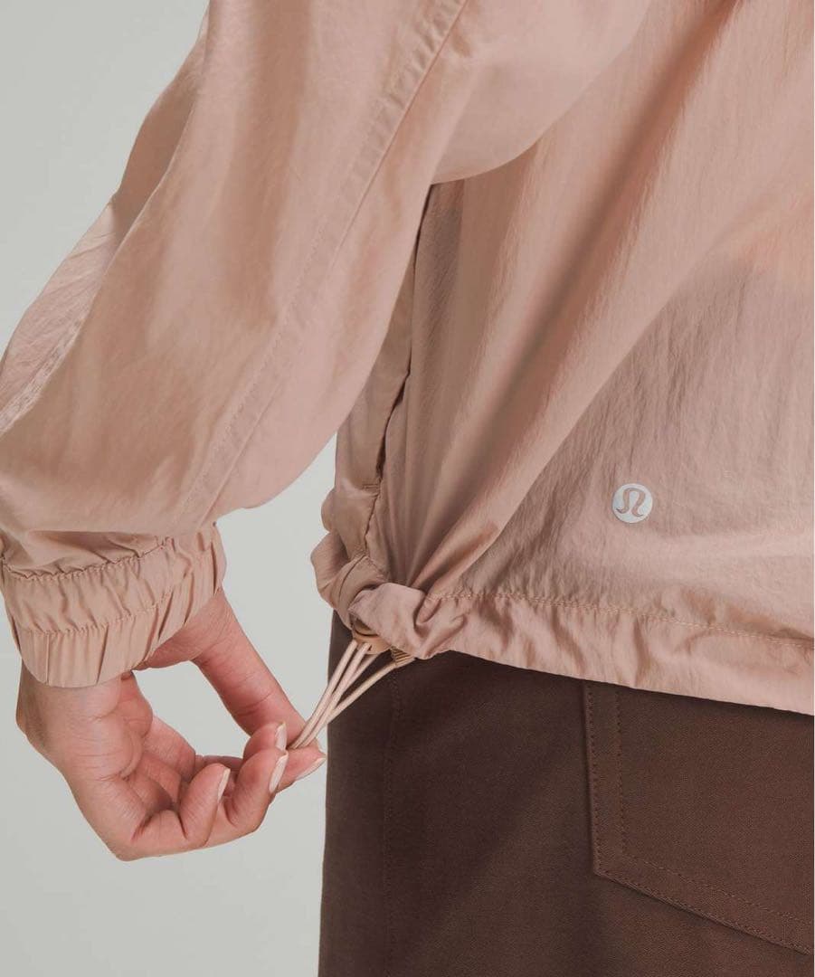 ルルレモン Hood Lite Jacket サイズ4 ピンク系