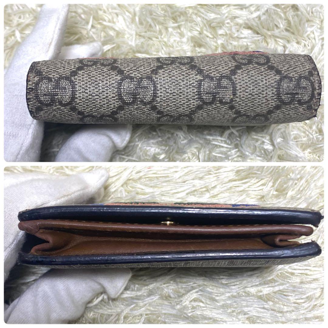 こ*️様 美品✨ GUCCI グッチ 折り財布 バタフライ 刺繡 日本限定 GG
