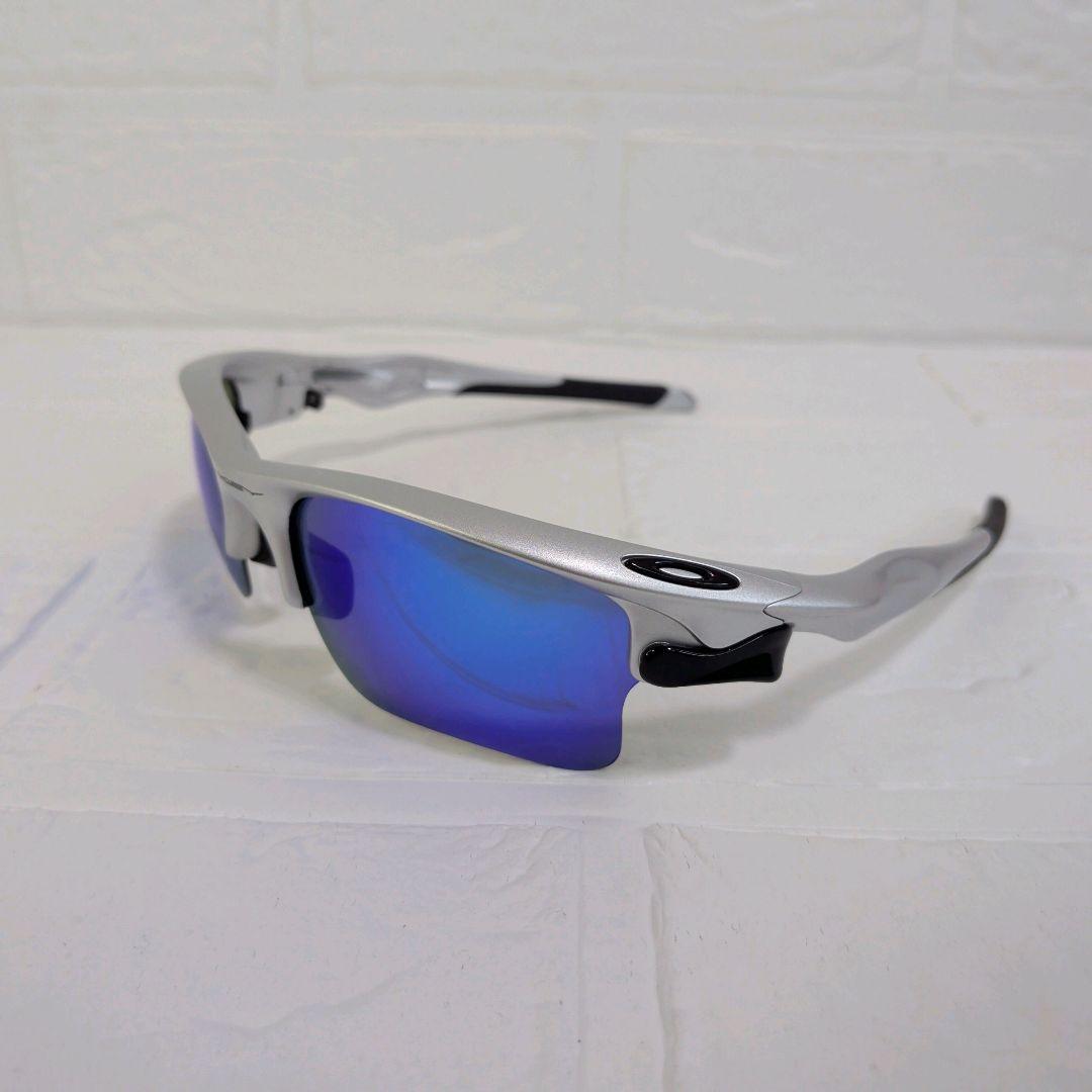 美品✨️　OAKLEY　サングラス　FAST JACKET シルバー　交換レンズ