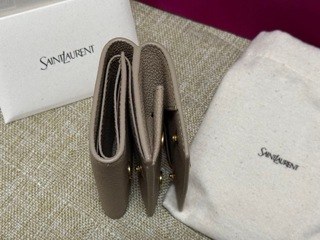 ⭐️新品未使用⭐️ サンローラン オリガミ タイニーウォレット モノグラム YSL