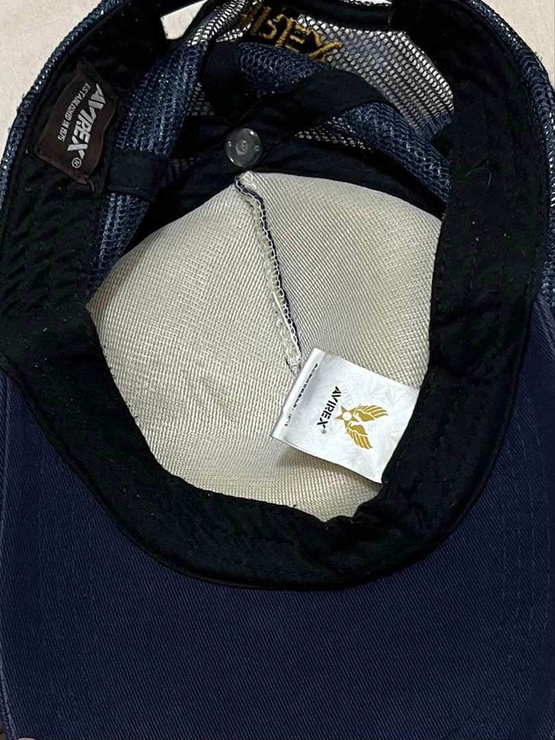 00s AVIREX Navy Seals ネイビーシールズ　キャップ フリー