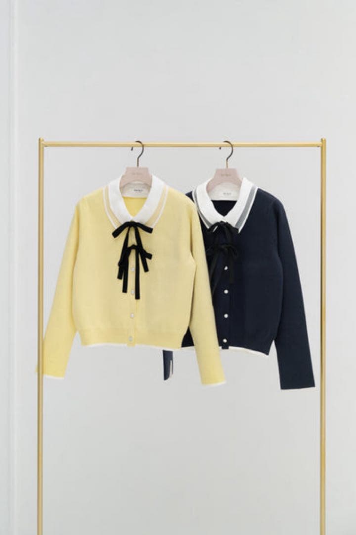 完売品❤︎Herlipto❤︎Lilas Ribbon Knit Cardigan