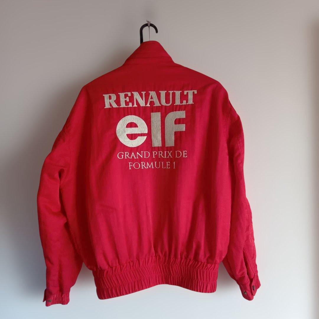 VINTAGE　古着　1990F1日本GP　赤ルノーエルフジャンパー　M-L相当
