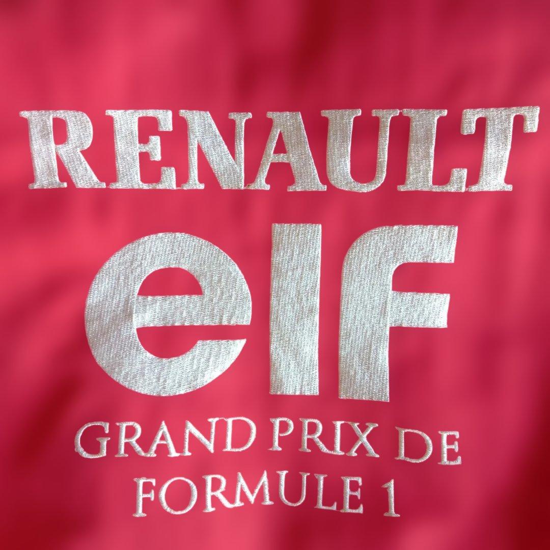 VINTAGE　古着　1990F1日本GP　赤ルノーエルフジャンパー　M-L相当