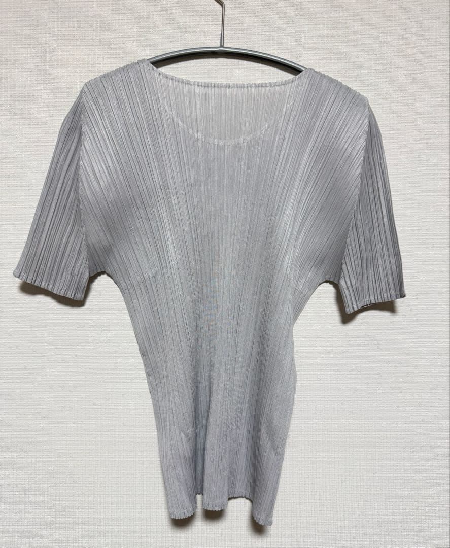 PLEATS PLEASE グレー 半袖　BASICS