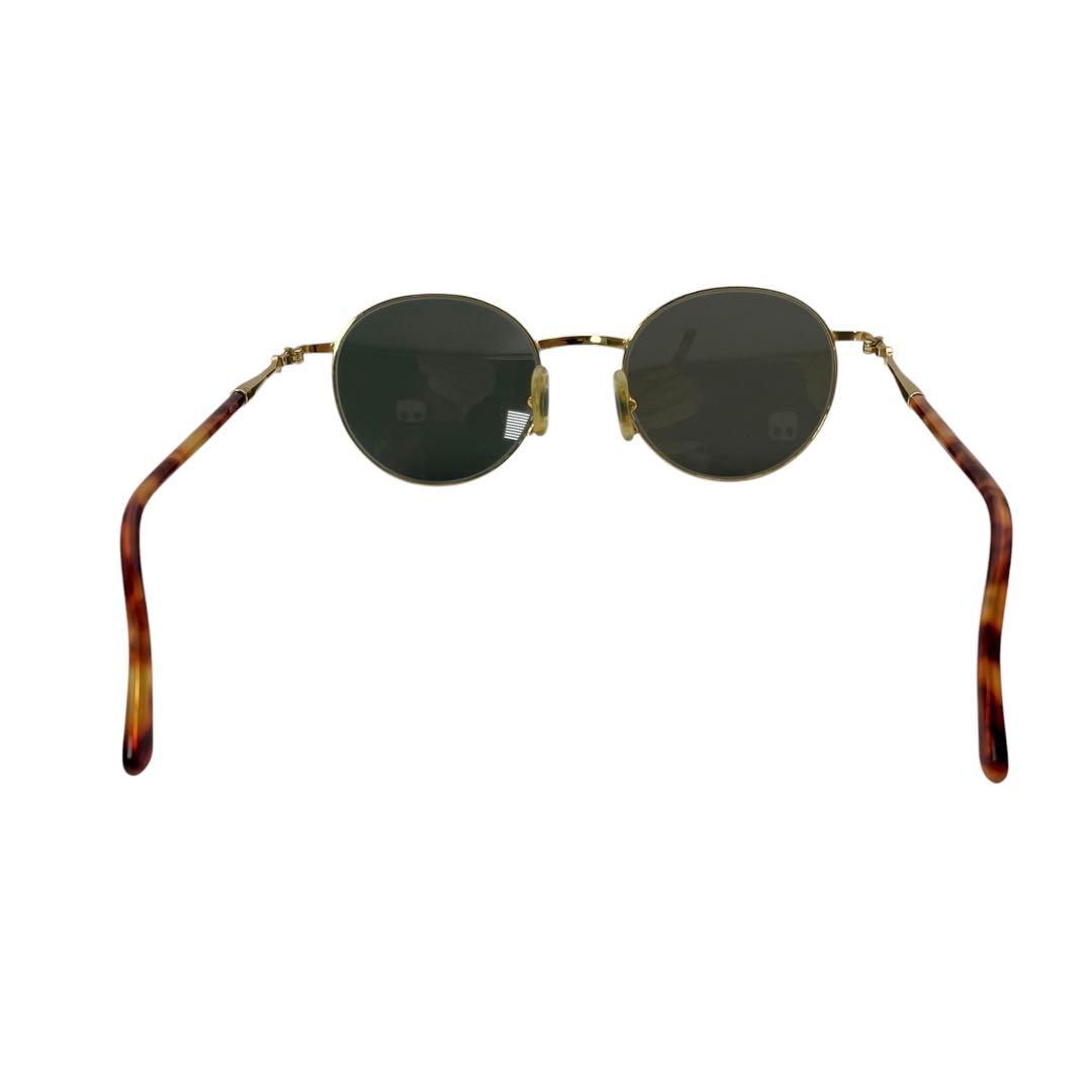 GUCCI グッチ メタルフレーム サングラス ゴールド 49□19