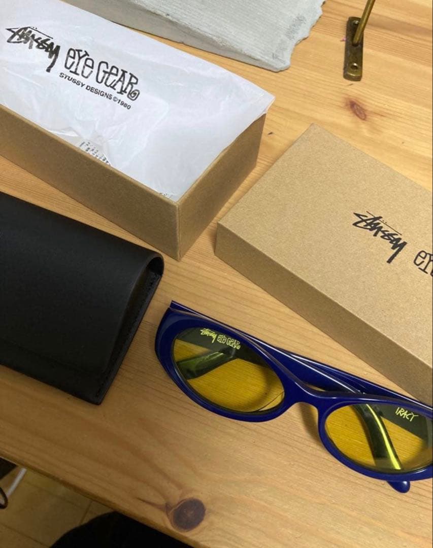 信*餅様 Stussy Eye Gear サングラス 青