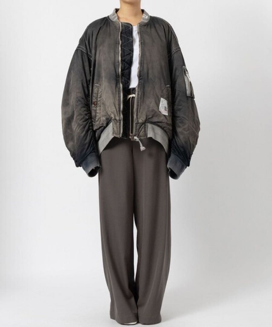 ジャケット・アウター 24AW MIHARA YASUHIRO C/R SATIN MA-1 36