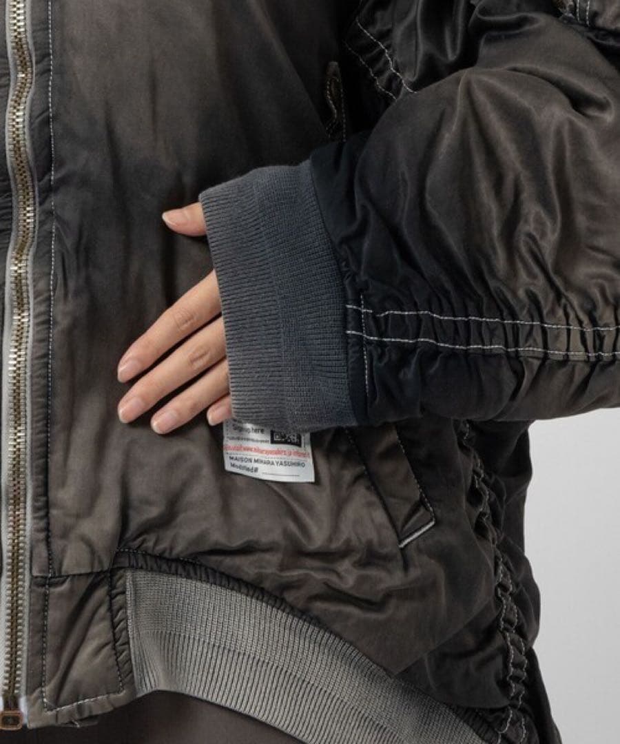 ジャケット・アウター 24AW MIHARA YASUHIRO C/R SATIN MA-1 36