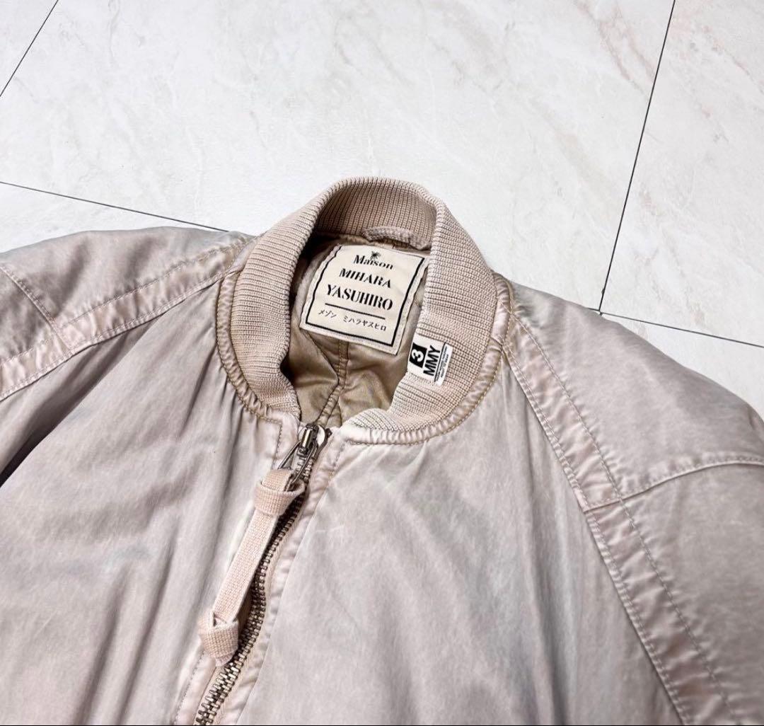 ジャケット・アウター 24AW MIHARA YASUHIRO C/R SATIN MA-1 36