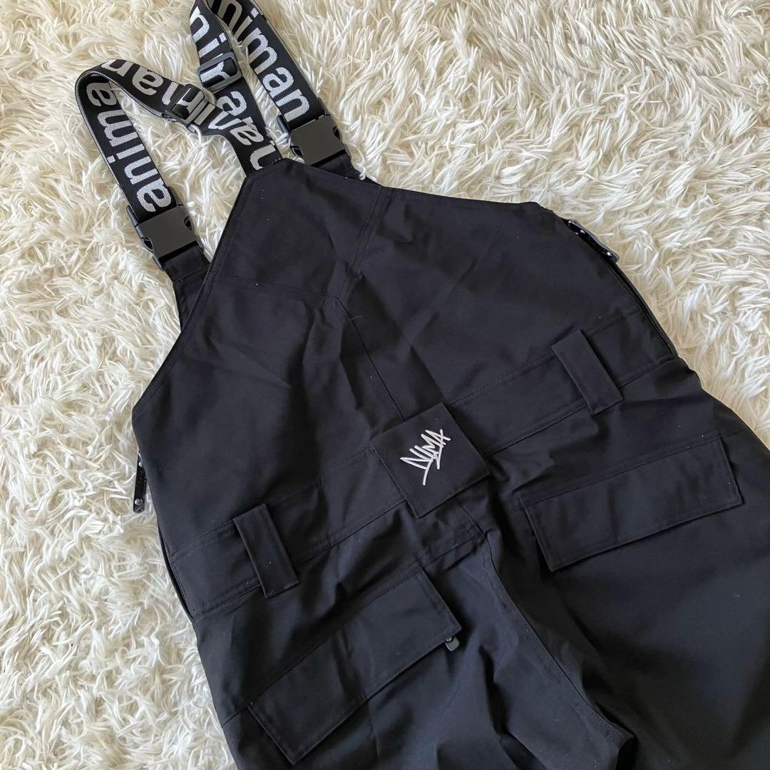 #1J✨美品 ニマ✨スキー スノボ ウェア ビブパンツ メンズS