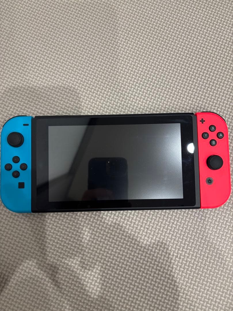 ［動作確認済み］Nintendo Switch 本体 青/赤 バッテリー強化型