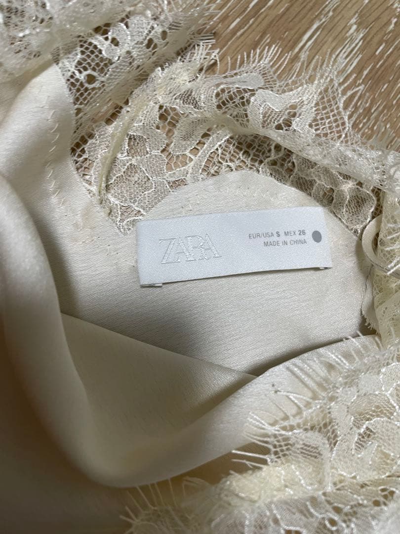 ZARA ザラ ZW COLLECTION アシンメトリーレースワンピース