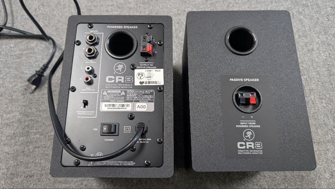 Mackie CR3 アクティブスピーカー