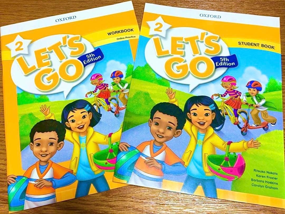 新品　Let'sGo5th Level ①ー④合計８冊セット　英語教材