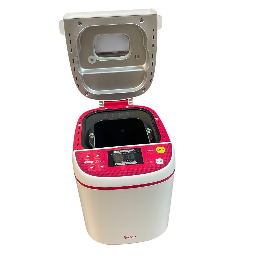 【美品】ホームベーカリー HBS-100W-W MK精工 エムケー精工 パン生地