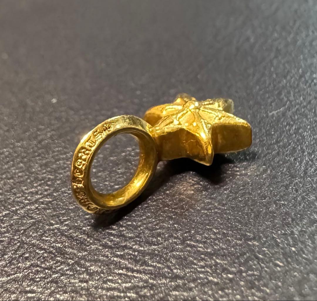 Chrome Hearts 22K STACK STAR V2ゴールドネックレス