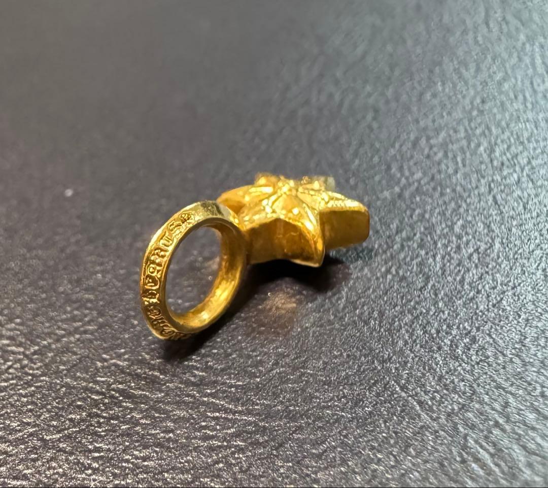 Chrome Hearts 22K STACK STAR V2ゴールドネックレス