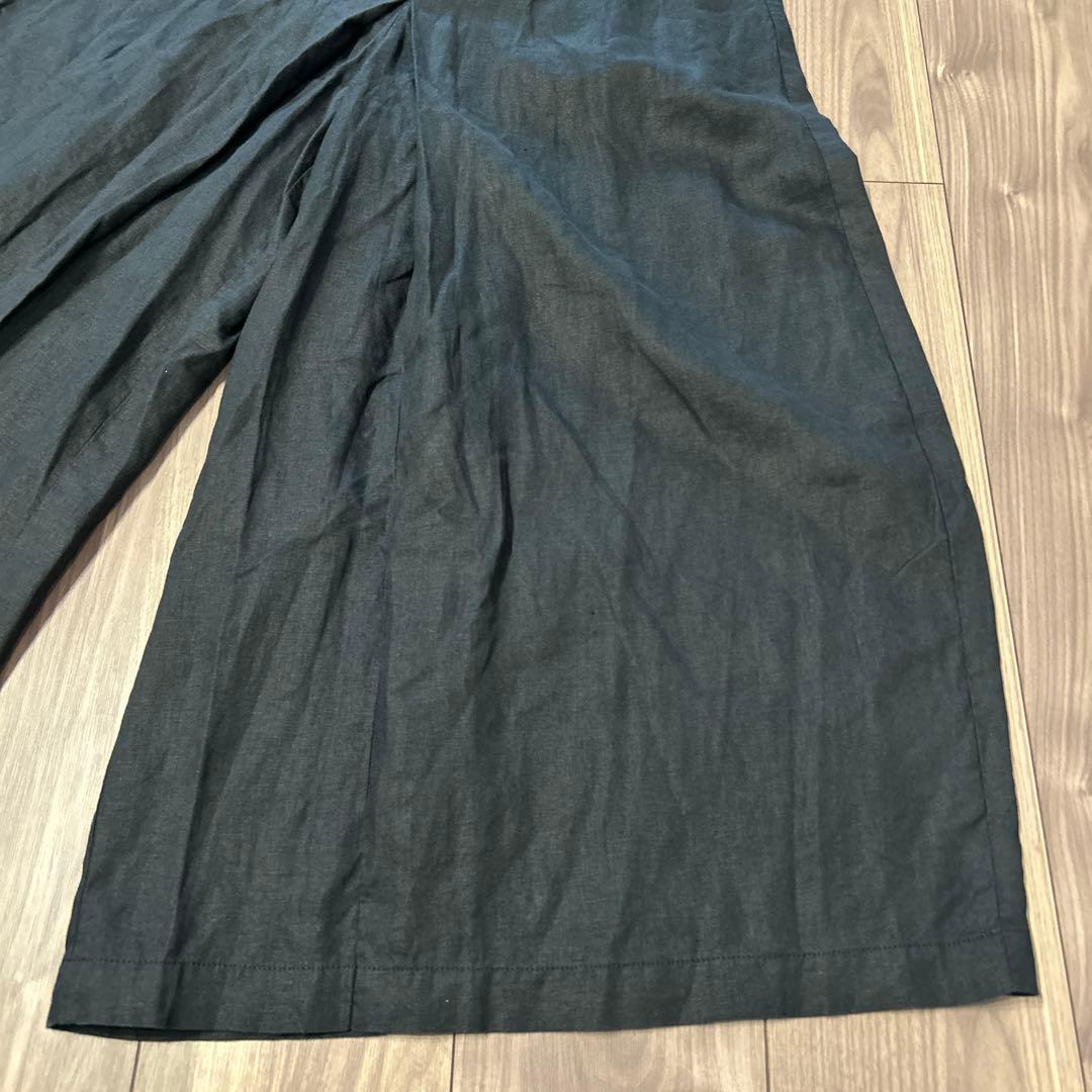 【美品】JOURNAL STANDARD リネンタックキュロット 36 ブラック
