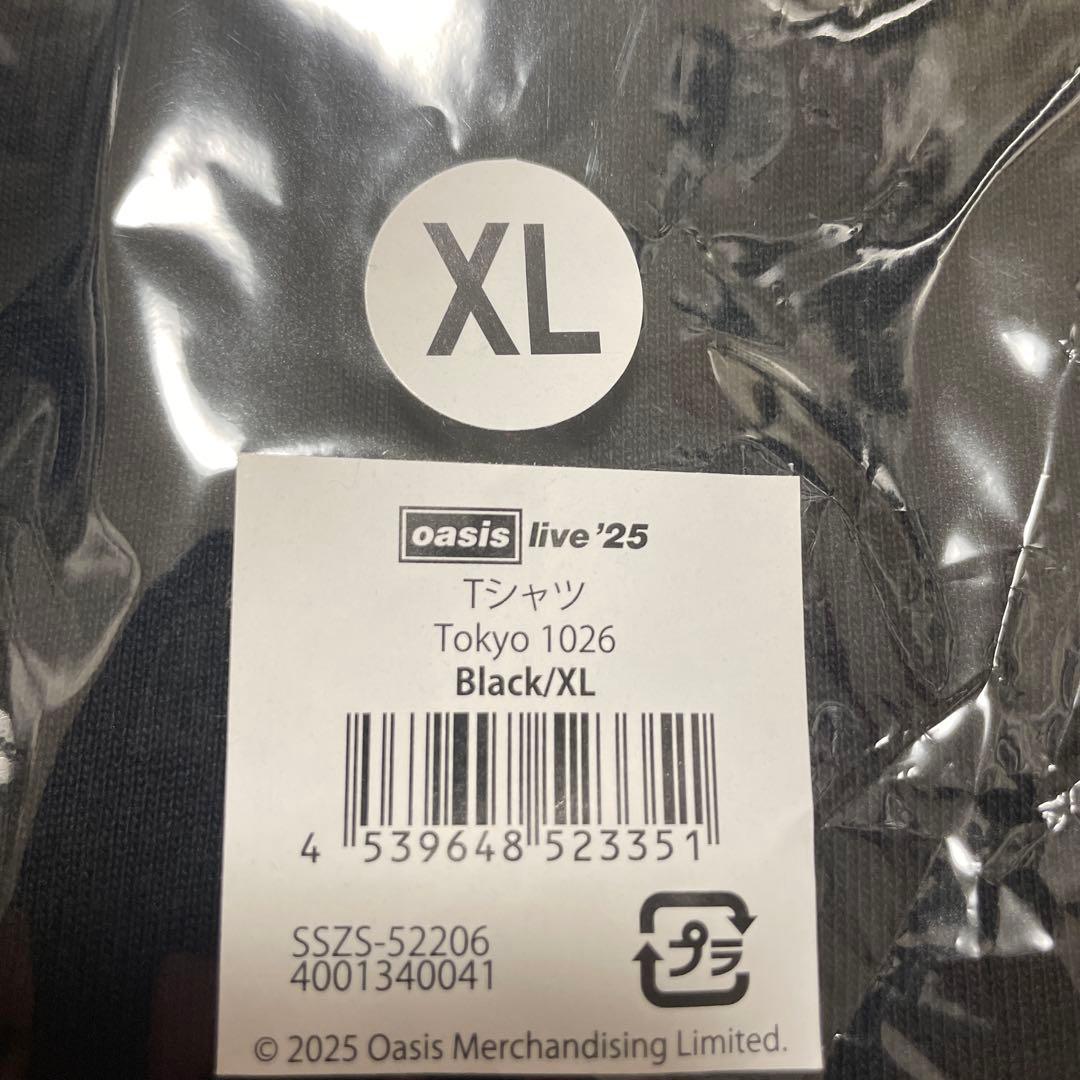 oasis live '25 Tシャツ Tokyo 1026 XL