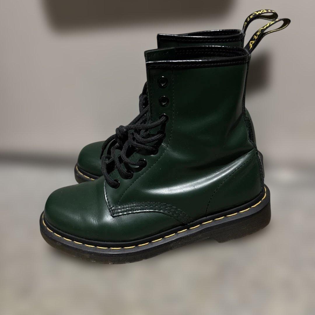 ！再値下げ！ドクターマーチン　Dr.Martens 1460 8ホールブーツ　緑