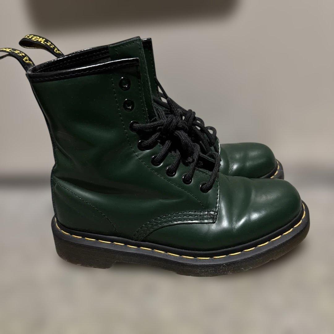！再値下げ！ドクターマーチン　Dr.Martens 1460 8ホールブーツ　緑