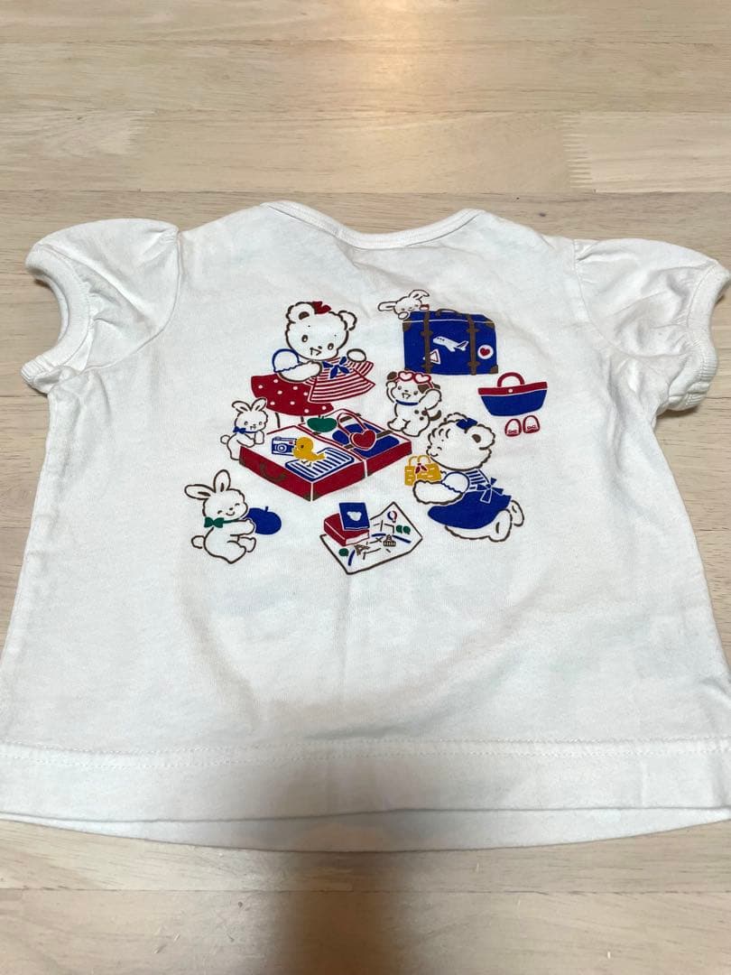 【美品】familiar カフェイラストセット 80cm
