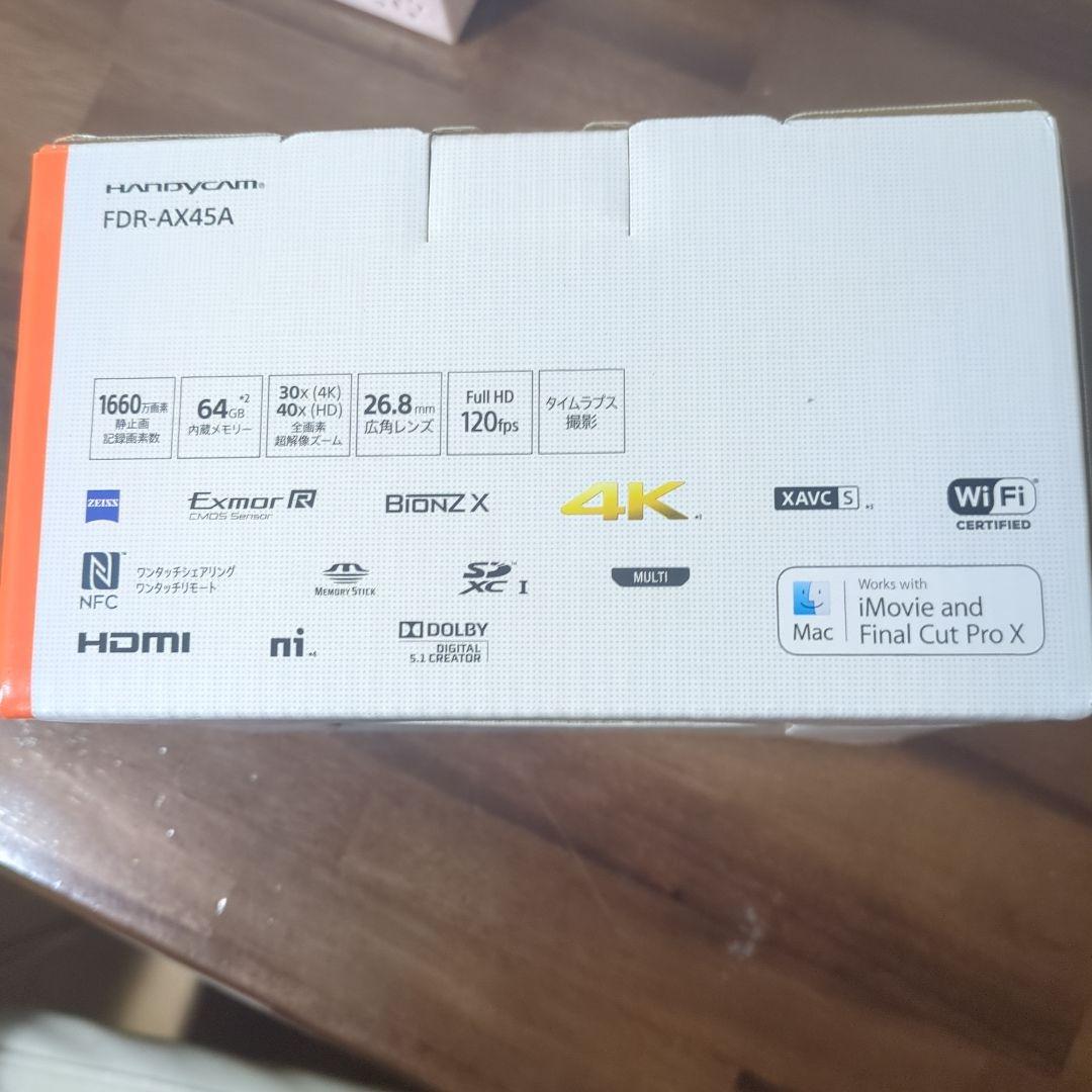 SONY 4K ハンディカム FDR-AX45A