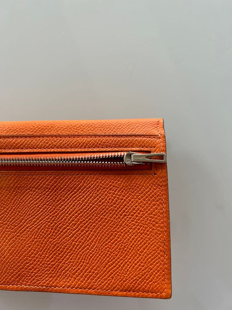 エルメス べアン シルバー金具 長財布