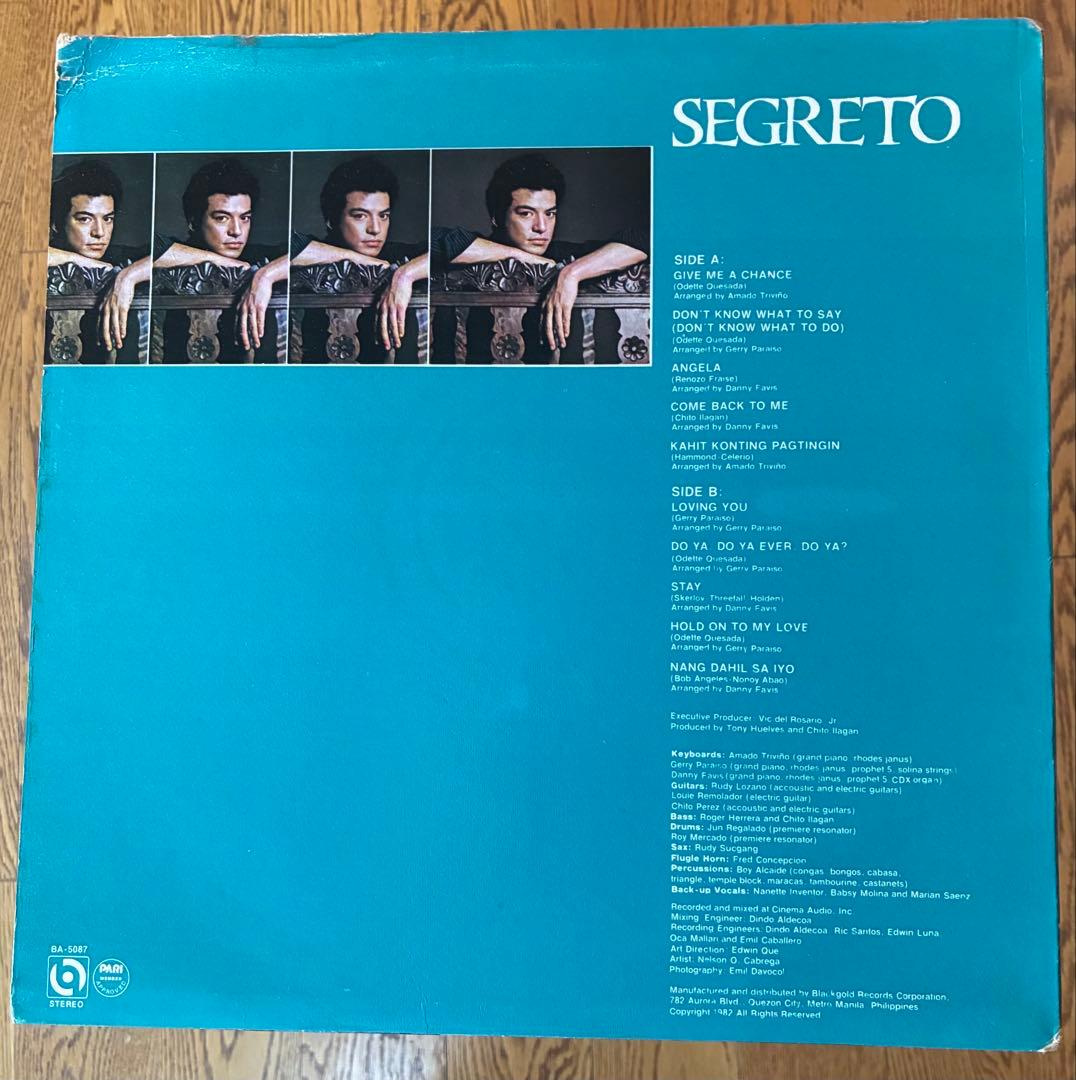 超激レア！RIC SEGRETO「SEGRETO」オリジナル盤