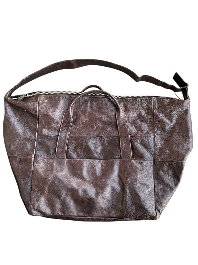 バッグ \"ann demeulemeester\"leather boston bag