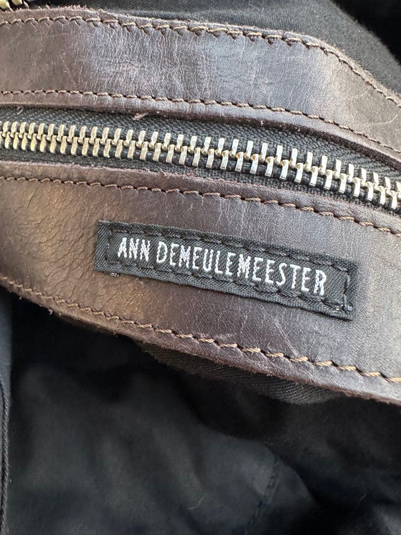 バッグ \"ann demeulemeester\"leather boston bag
