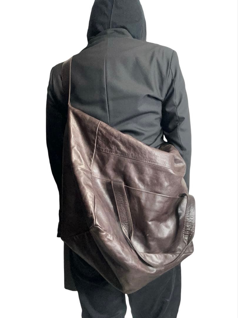 バッグ \"ann demeulemeester\"leather boston bag