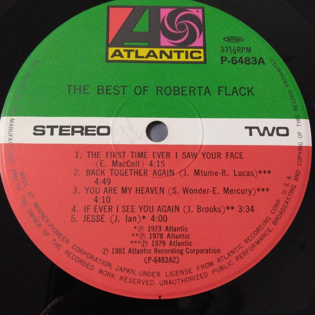 美品 The Best of Roberta Flack ロバータフラック LP