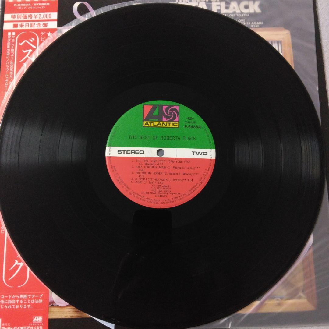 美品 The Best of Roberta Flack ロバータフラック LP