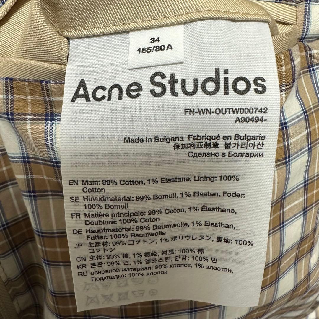 Acne Studios アクネ　トレンチ　ショート新品未使用