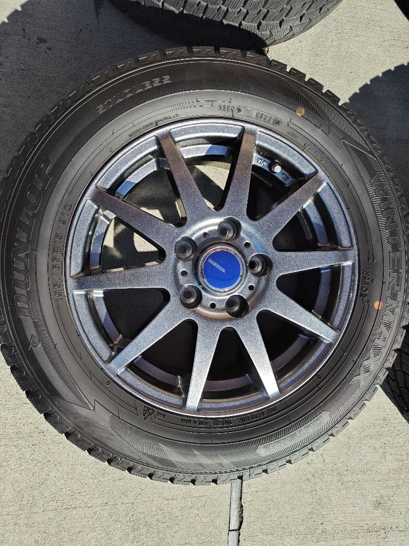 195/65r15 スタッドレス　ダンロップ