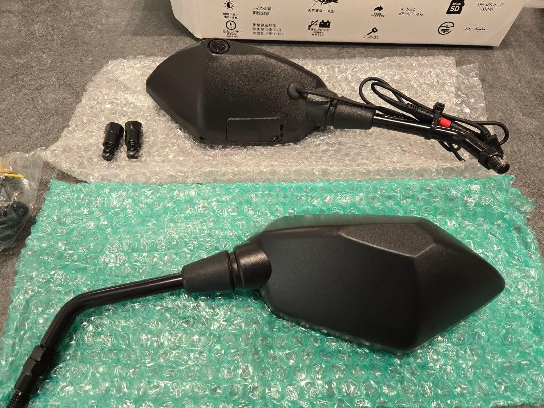 ドラレコ D-ride ディーライド ミラー一体型