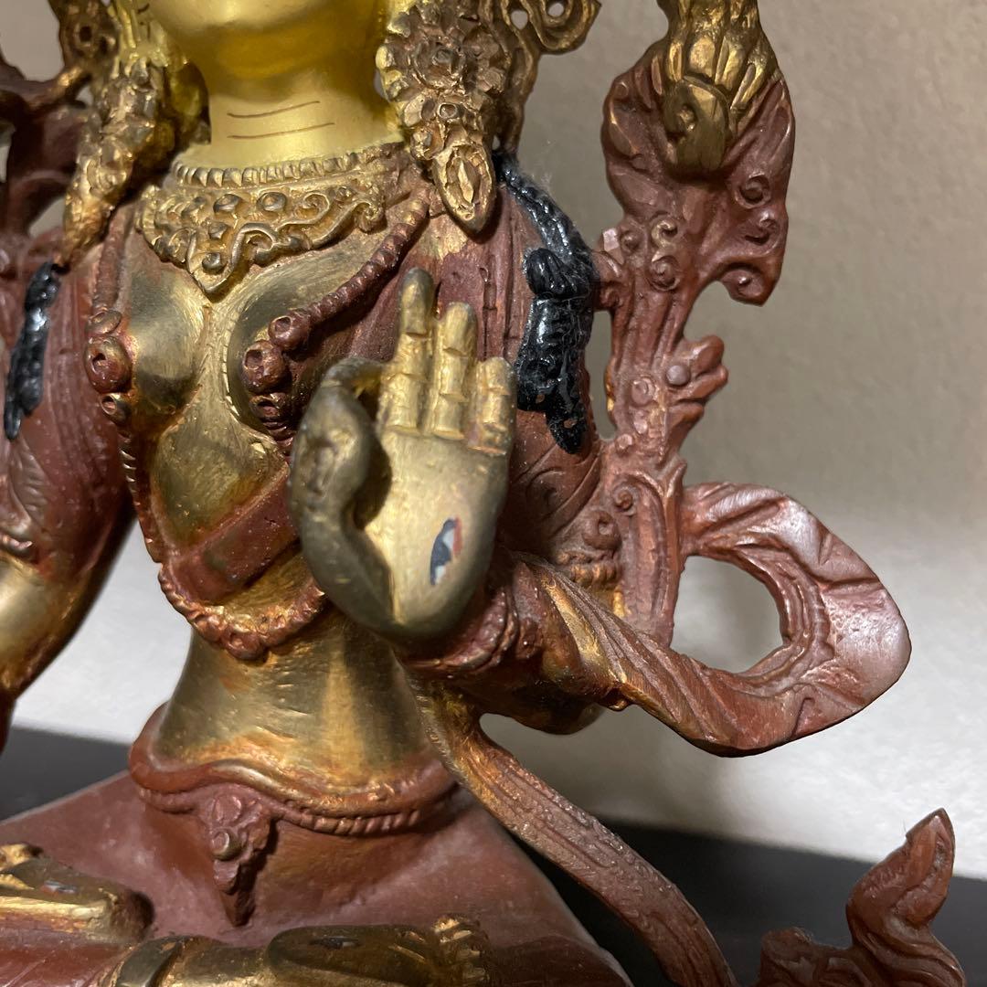 tenmakannondo 仏像　骨董　金属製